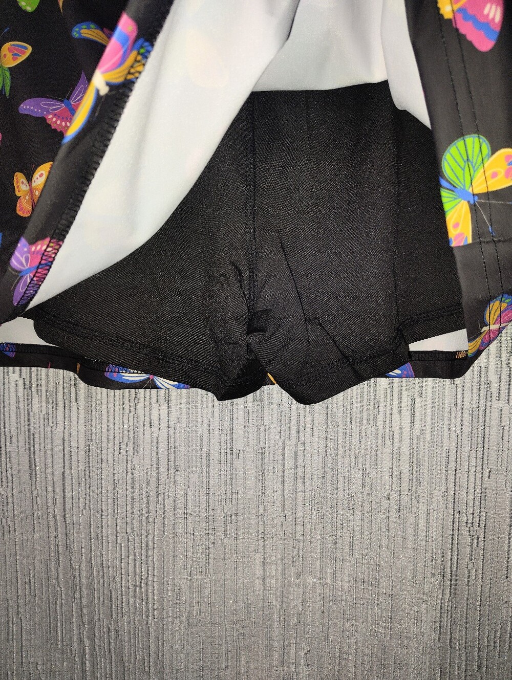 JessLeah Neon Butterfly Drawstring Skort - Picture 3 of 4